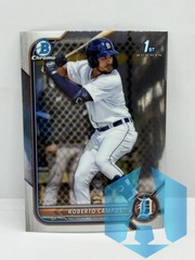 2022 Bowman Chrome Roberto Campos 1st #BCP-14 Prospect Rookie Detroit Tigers